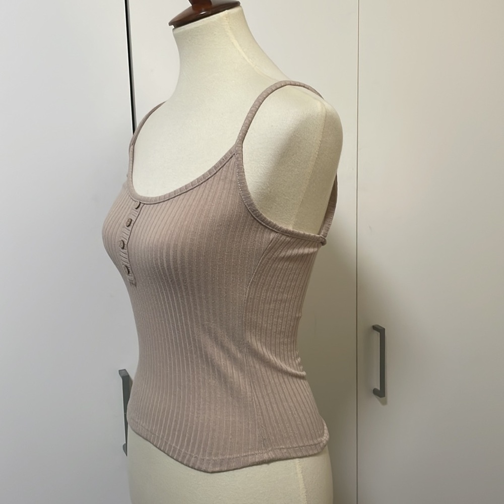 Tan Ribbed Tank by Rue21 in‎ Size Small - Picture 3 of 9